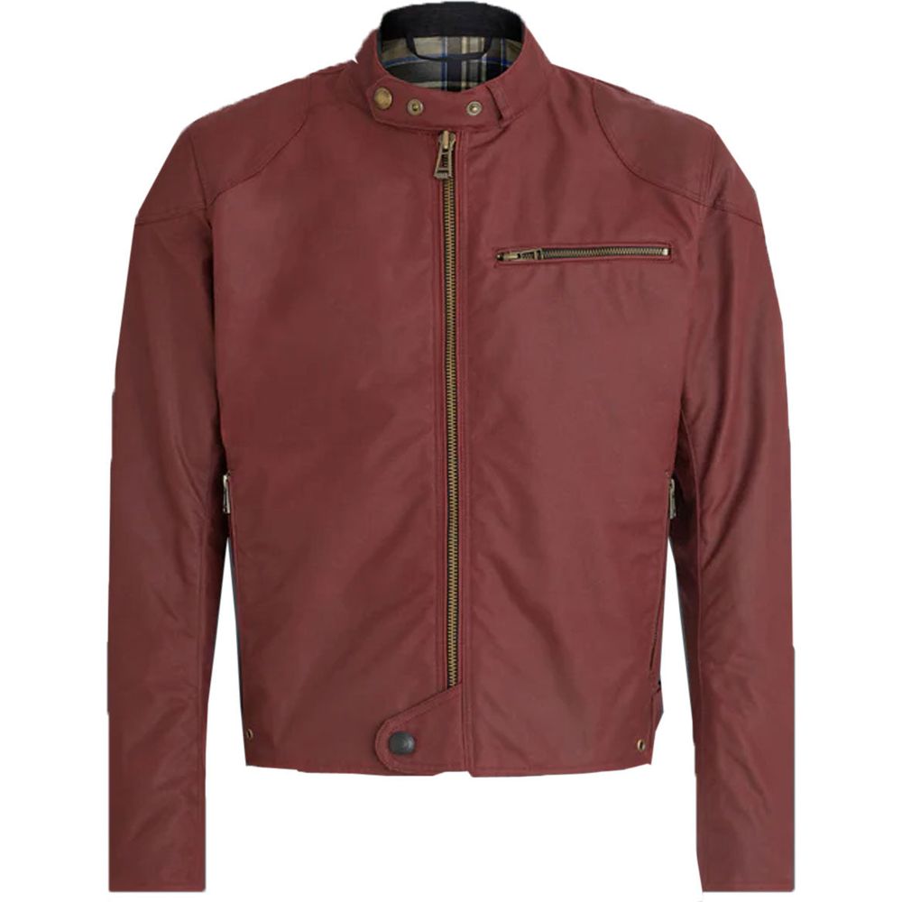 Belstaff Ariel Waxed Cotton Jacket Racing Red - ThrottleChimp