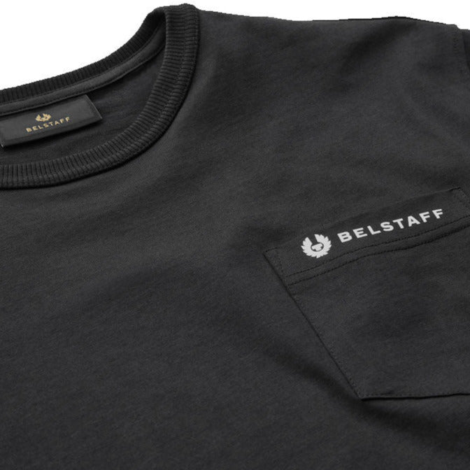 Belstaff Capital T-Shirt Black (Image 6) - ThrottleChimp