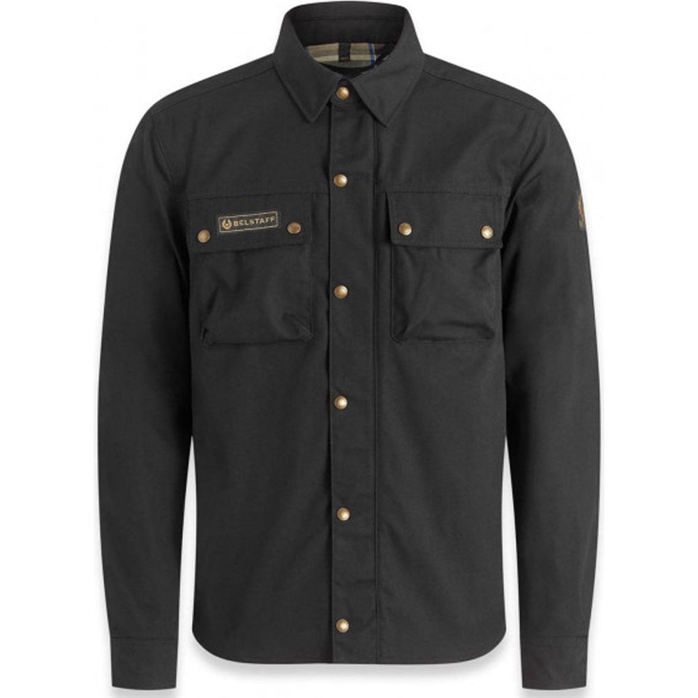 Belstaff Mansion Riding Shirt Black - ThrottleChimp