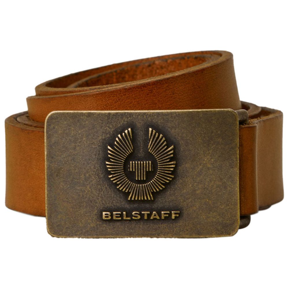 Belstaff Phoenix Leather Belt Chestnut - ThrottleChimp