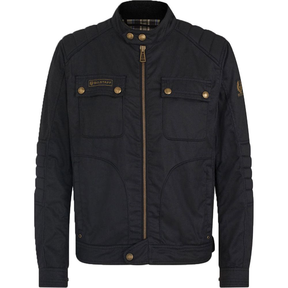 Belstaff Roberts 2.0 Technical Waxed Cotton Jacket Black - ThrottleChimp