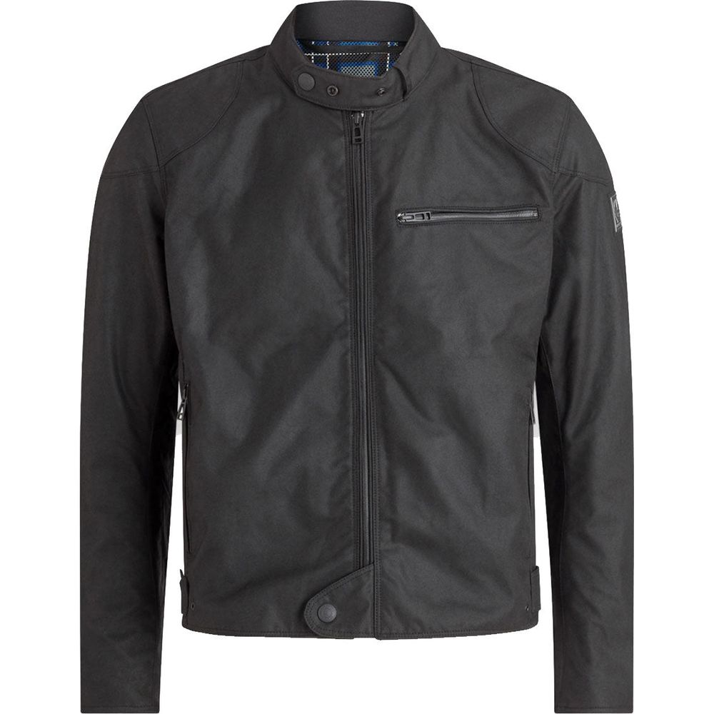 Belstaff Stealth Ariel Waxed Cotton Jacket Black - ThrottleChimp