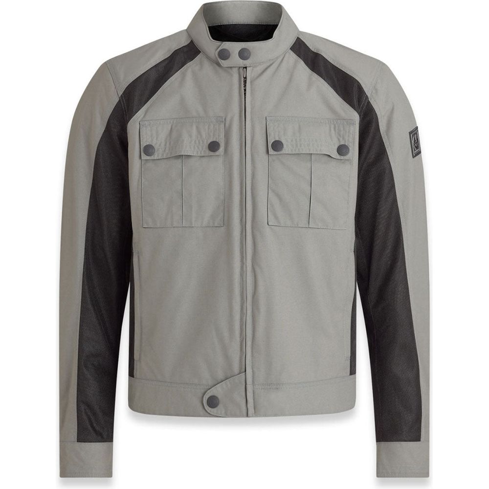 Belstaff Temple Textile Jacket Granite Grey - ThrottleChimp