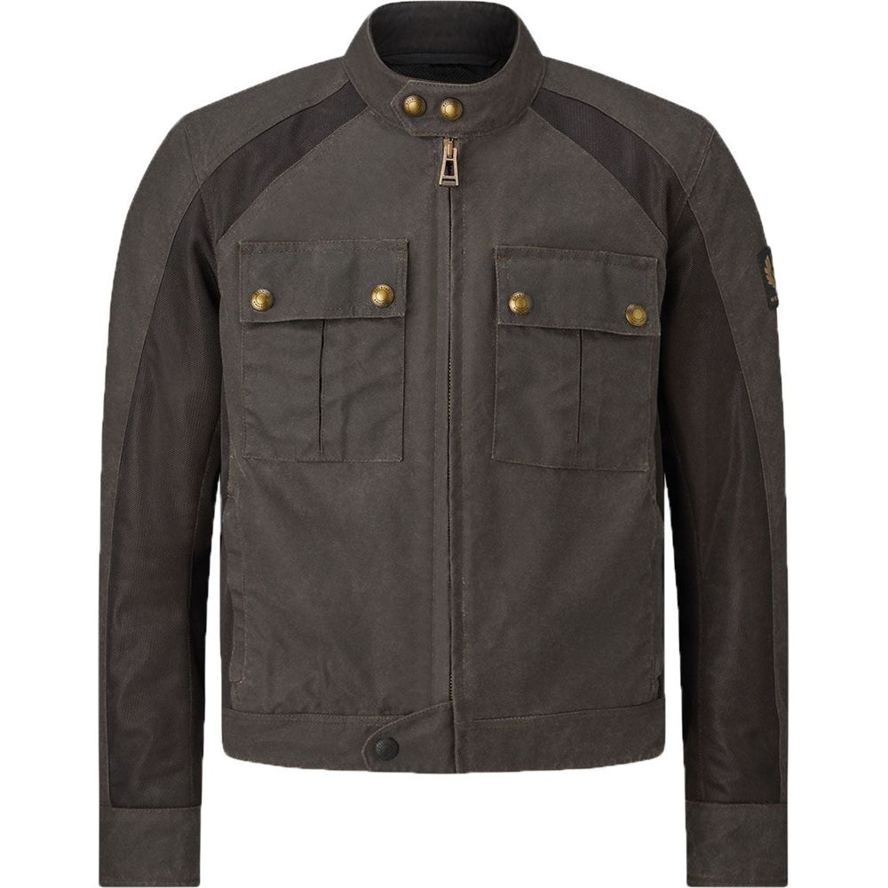 Belstaff Temple Technical Waxed Cotton Jacket Mahogany FREE 1 YEAR Returns, FREE UK Delivery | ThrottleChimp