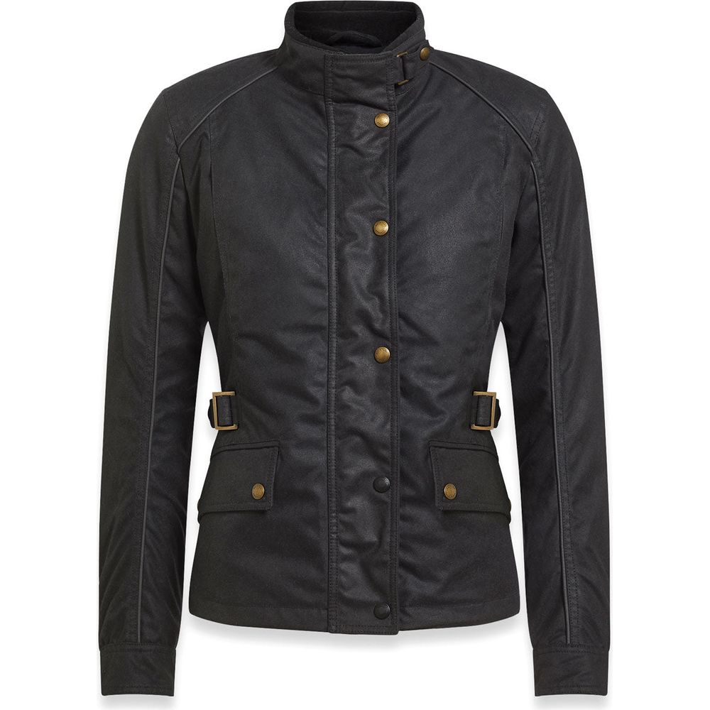 Belstaff Tourmaster Pro Ladies Waxed Cotton Jacket Black FREE 1 YEAR Returns, FREE UK Delivery | ThrottleChimp