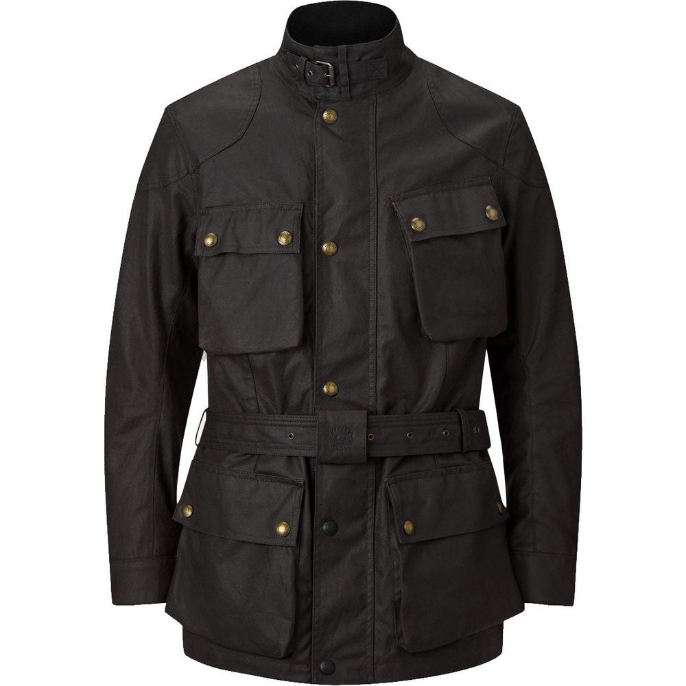 Belstaff Trialmaster Waxed Cotton Jacket Black - ThrottleChimp