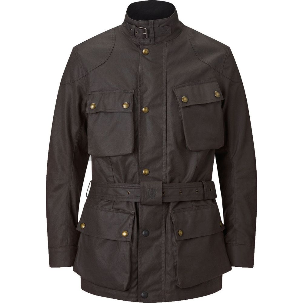 Belstaff Trialmaster Waxed Cotton Jacket Mahogany - ThrottleChimp