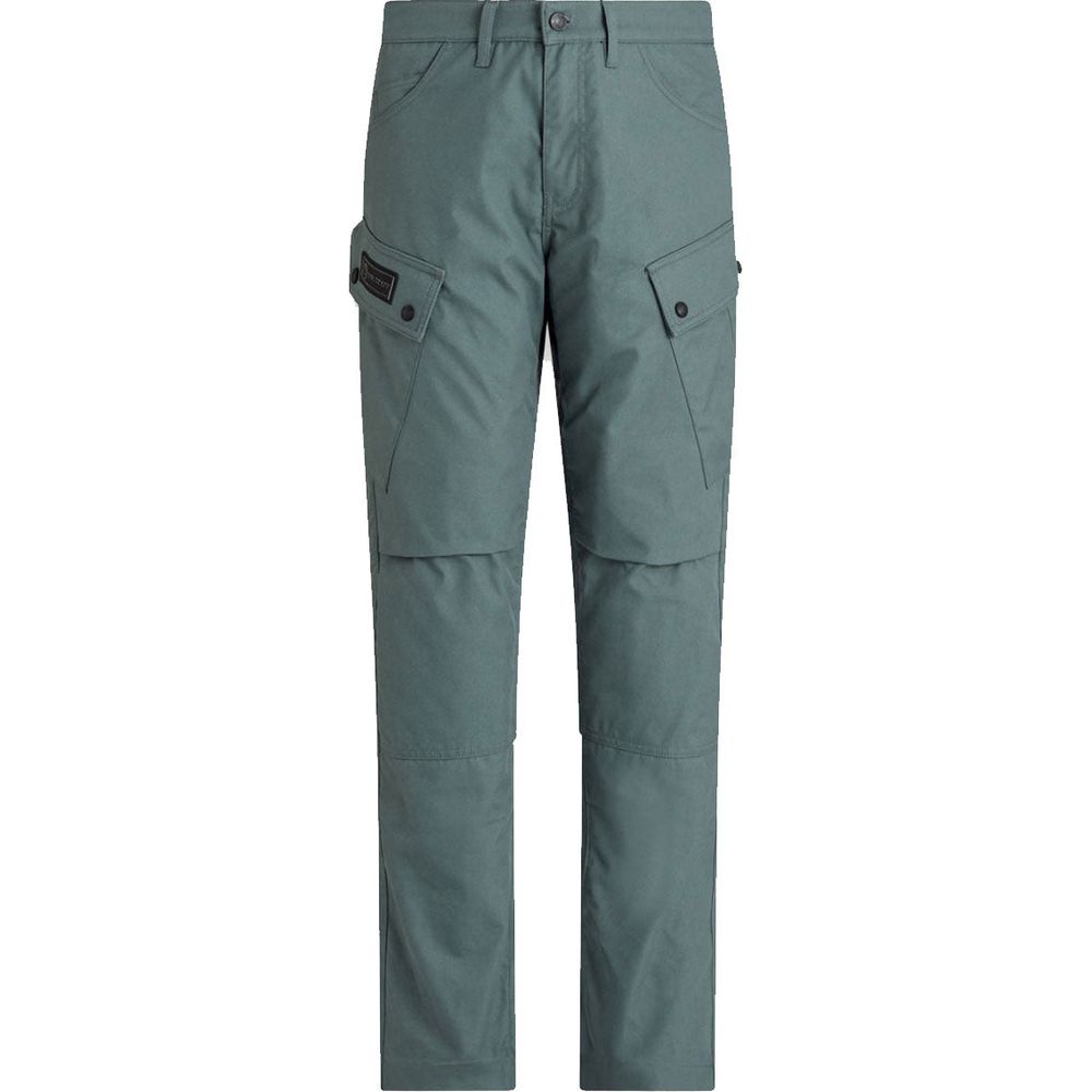 Belstaff Typhoon Cargo Trouser Dark Steel Green - ThrottleChimp