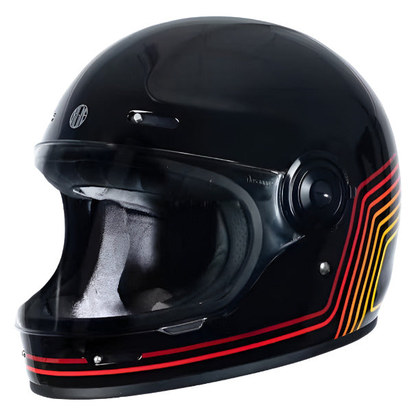 Origine Vega ECE 22.06 Full Face Helmet Sunrise Red / Black - ThrottleChimp