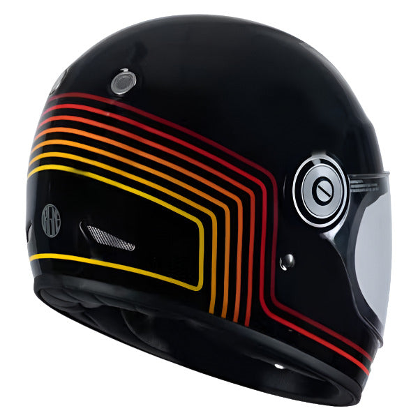 Origine Vega ECE 22.06 Full Face Helmet Sunrise Red / Black (Image 2) - ThrottleChimp