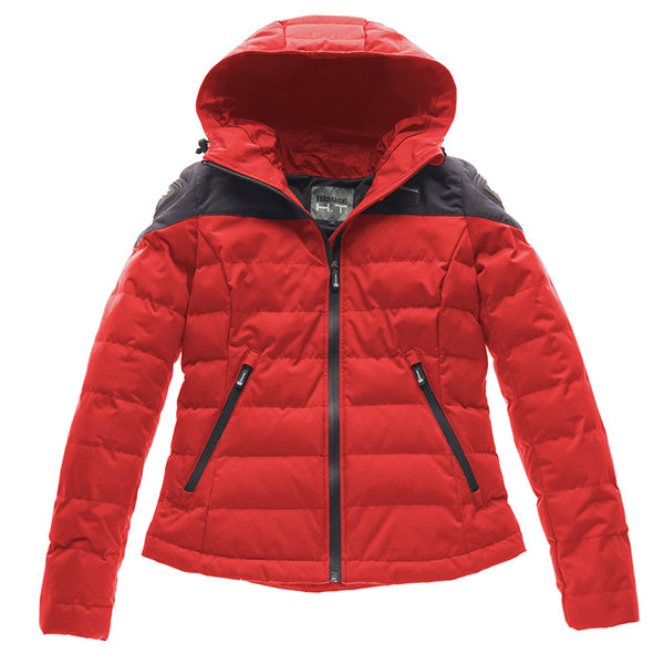 Blauer Easy Winter 2.0 Ladies Jacket Red / Blue FREE 1 YEAR Returns, FREE UK Delivery | ThrottleChimp