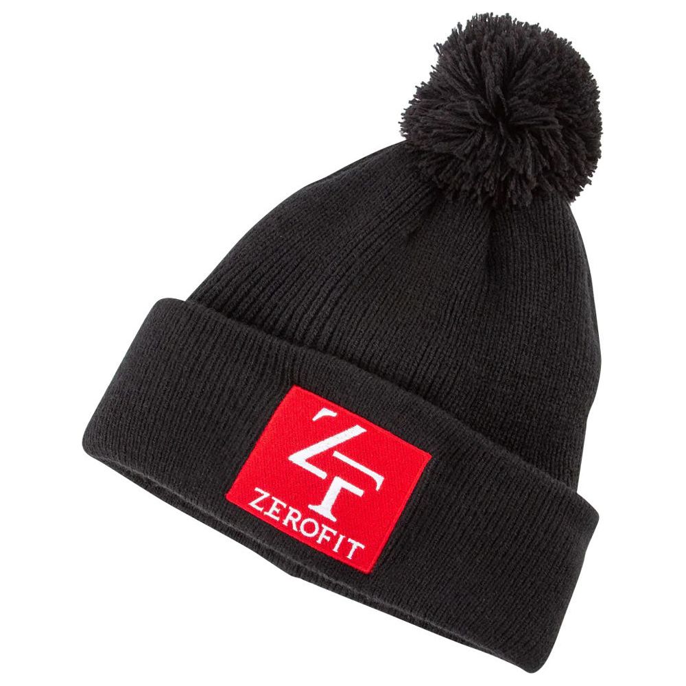 ZeroFit Bobble Hat Black FREE 1 YEAR Returns, FREE UK Delivery | ThrottleChimp