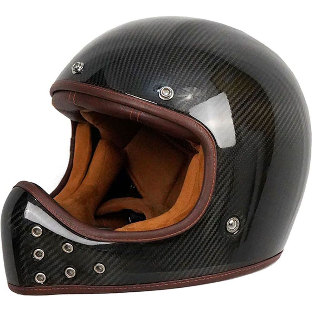 ByCity The Rock Full Face Helmet Carbon Black - ThrottleChimp