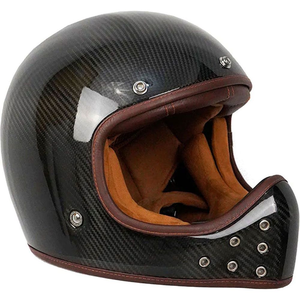 ByCity The Rock Full Face Helmet Carbon Black (Image 2) - ThrottleChimp