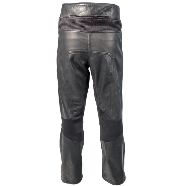 Richa Cafe Leather Trouser Black FREE 1 YEAR Returns, FREE UK Delivery | ThrottleChimp