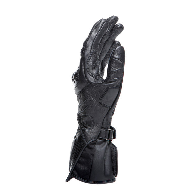 Dainese Carbon 4 Long Leather Gloves Black (Image 2) - ThrottleChimp