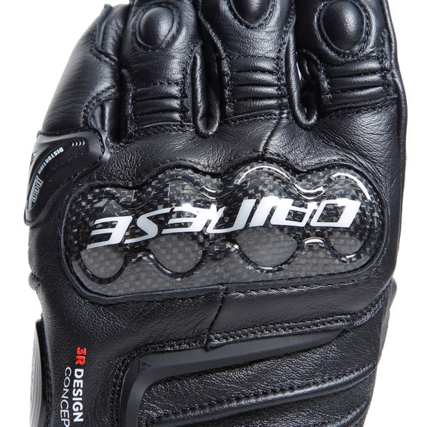 Dainese Carbon 4 Long Leather Gloves Black (Image 7) - ThrottleChimp