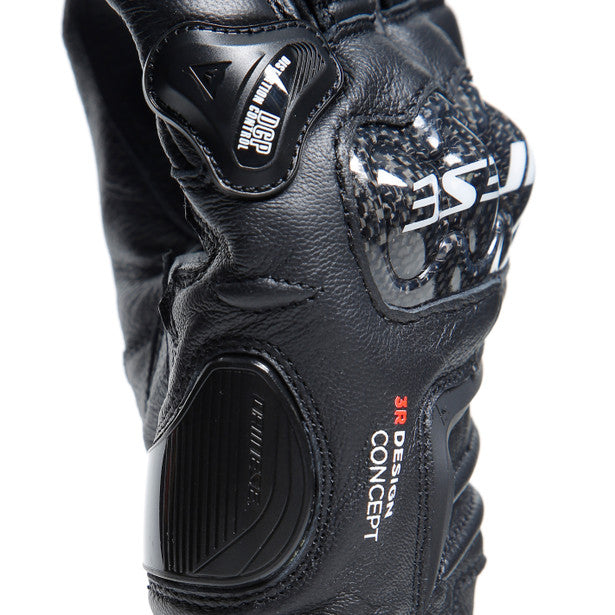 Dainese Carbon 4 Long Leather Gloves Black (Image 9) - ThrottleChimp