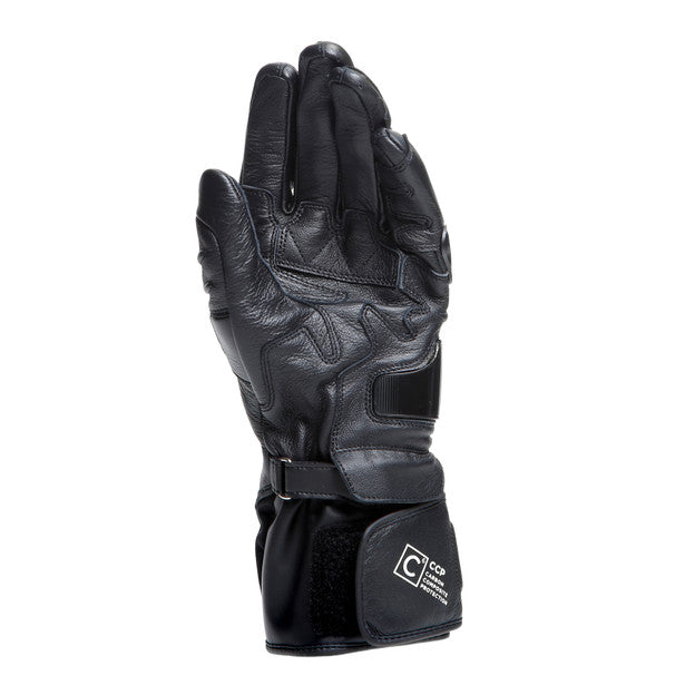 Dainese Carbon 4 Long Leather Gloves Black (Image 3) - ThrottleChimp