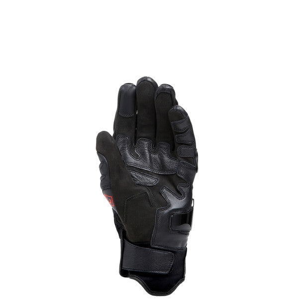 Dainese Carbon 4 Short Leather Gloves Black / Black (Image 3) - ThrottleChimp