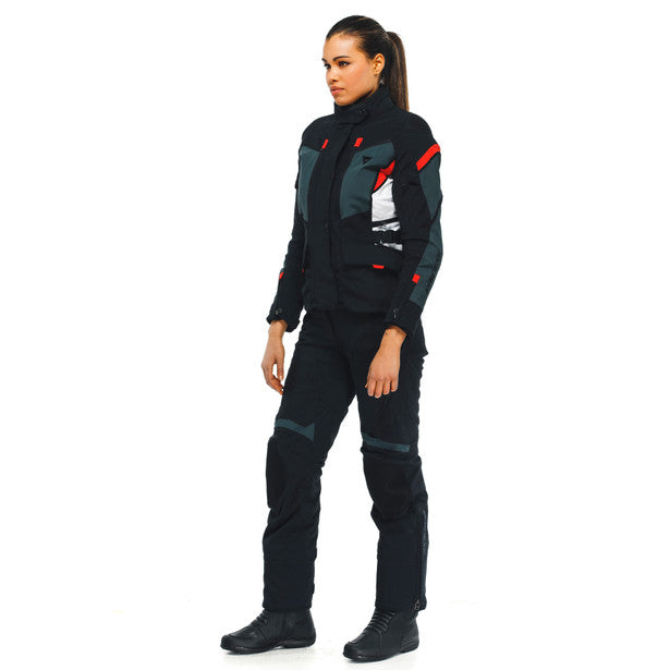 Dainese Carve Master 3 Ladies Touring Gore-Tex Jacket Black / Ebony / Lava Red FREE 1 YEAR Returns, FREE UK Delivery | ThrottleChimp