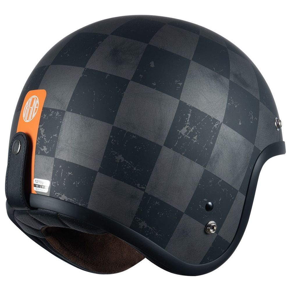 Origine Primo ECE 22.06 Open Face Helmet Speed Titanium (Image 2) - ThrottleChimp