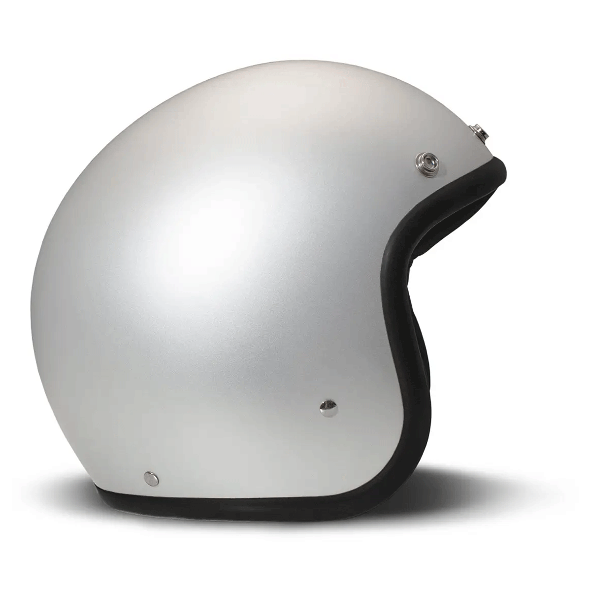 DMD Retro Jet Open Face Helmet Aluminium FREE UK Delivery, FREE 365 Day Returns | Moto Central