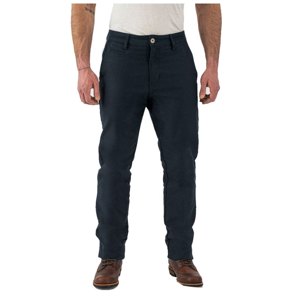 Rokker Chino Textile Trouser Navy - ThrottleChimp