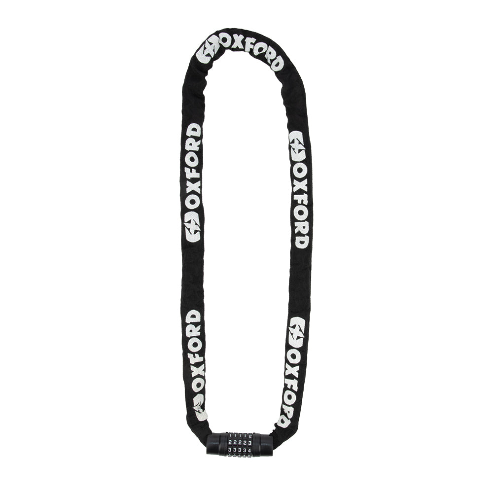 Oxford Combi Chain8 Square Black - ThrottleChimp