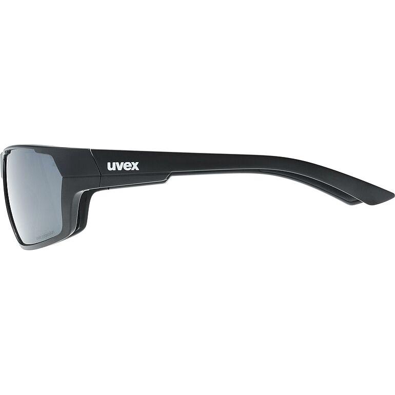 Uvex SP 233 Polarised Sunglasses Matt Black (Image 3) - ThrottleChimp