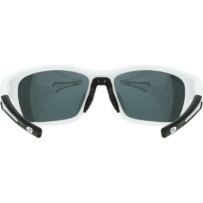 Uvex SP 232 Polarised Sunglasses Matt White (Image 5) - ThrottleChimp