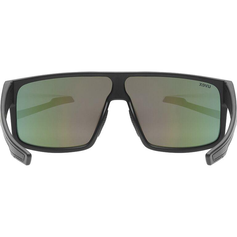 Uvex LGL 51 Sunglasses Matt Black / Red (Image 4) - ThrottleChimp