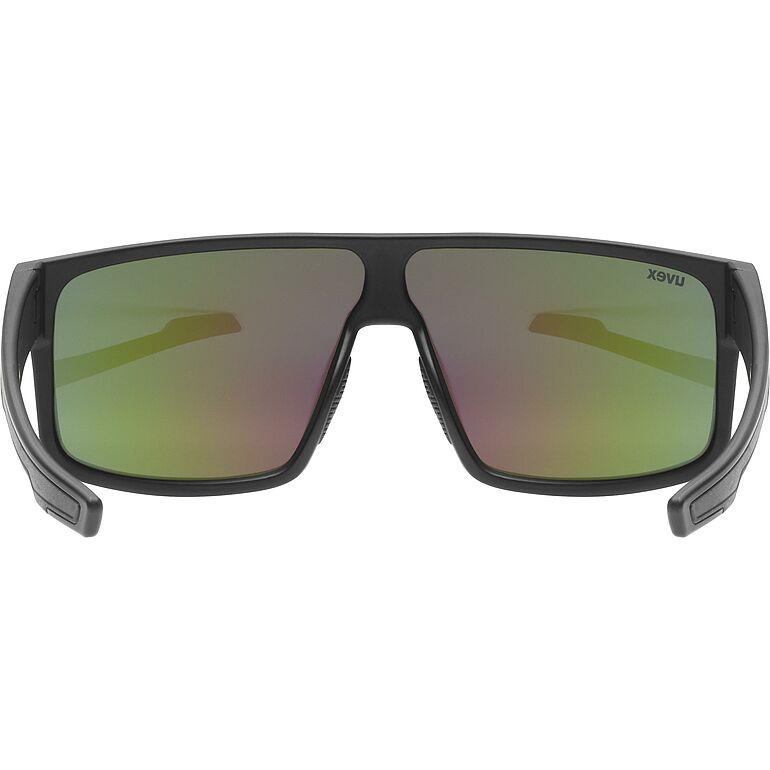 Uvex LGL 51 Sunglasses Matt Black / Green (Image 5) - ThrottleChimp