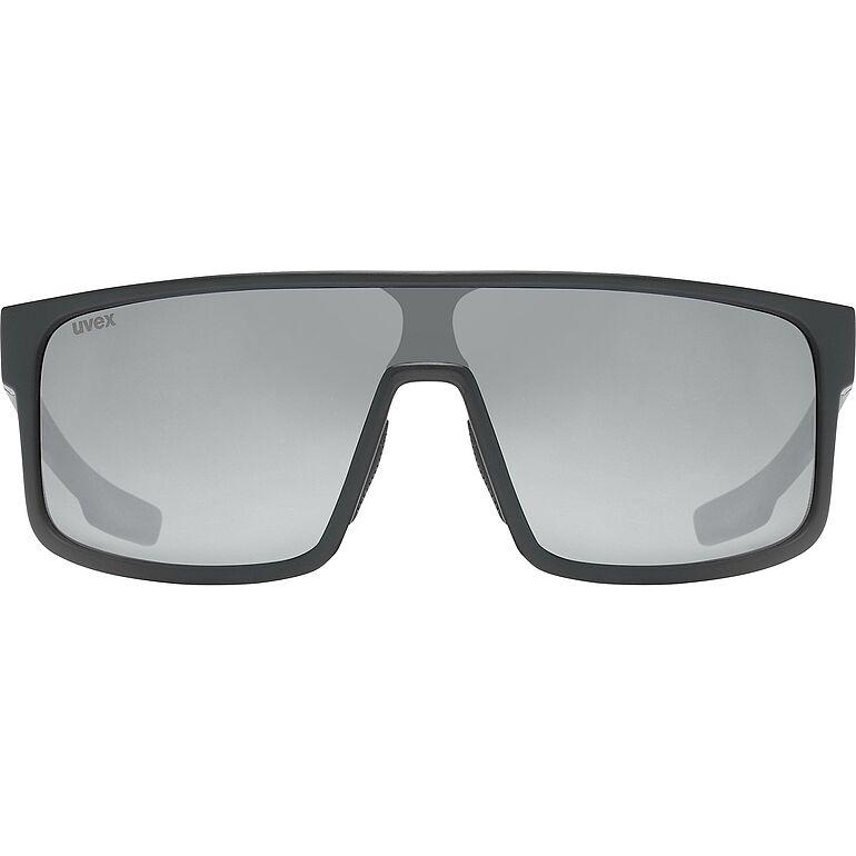 Uvex LGL 51 Sunglasses Matt Black / Silver (Image 2) - ThrottleChimp