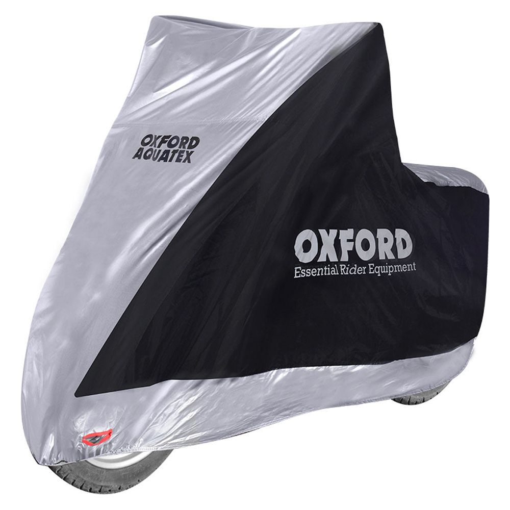 Oxford Aquatex Highscreen Scooter Cover Black / Silver (Image 2) - ThrottleChimp