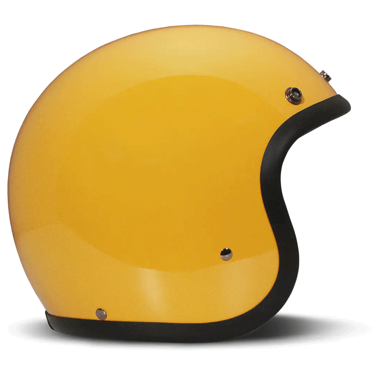 DMD Retro Jet Open Face Helmet Yellow FREE UK Delivery, FREE 365 Day Returns | Moto Central