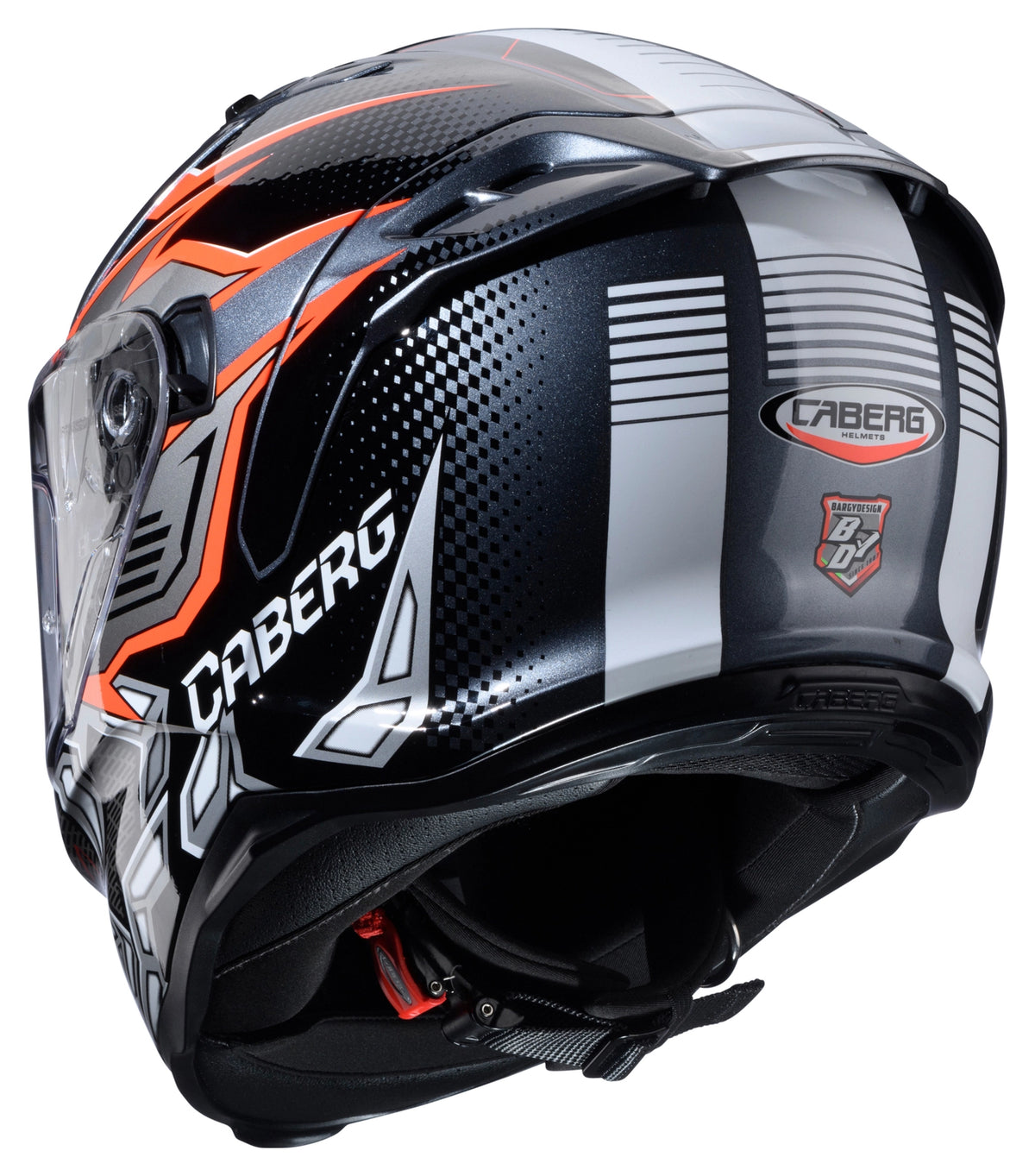 Caberg Avalon X Gurkha Full Face Helmet Black / Grey / Fluo Orange