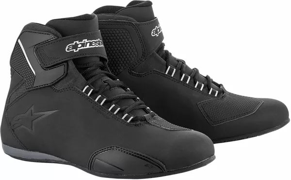 Alpinestars Sektor Waterproof Shoes Black FREE 1 Year Return, FREE UK Shipping | ThrottleChimp