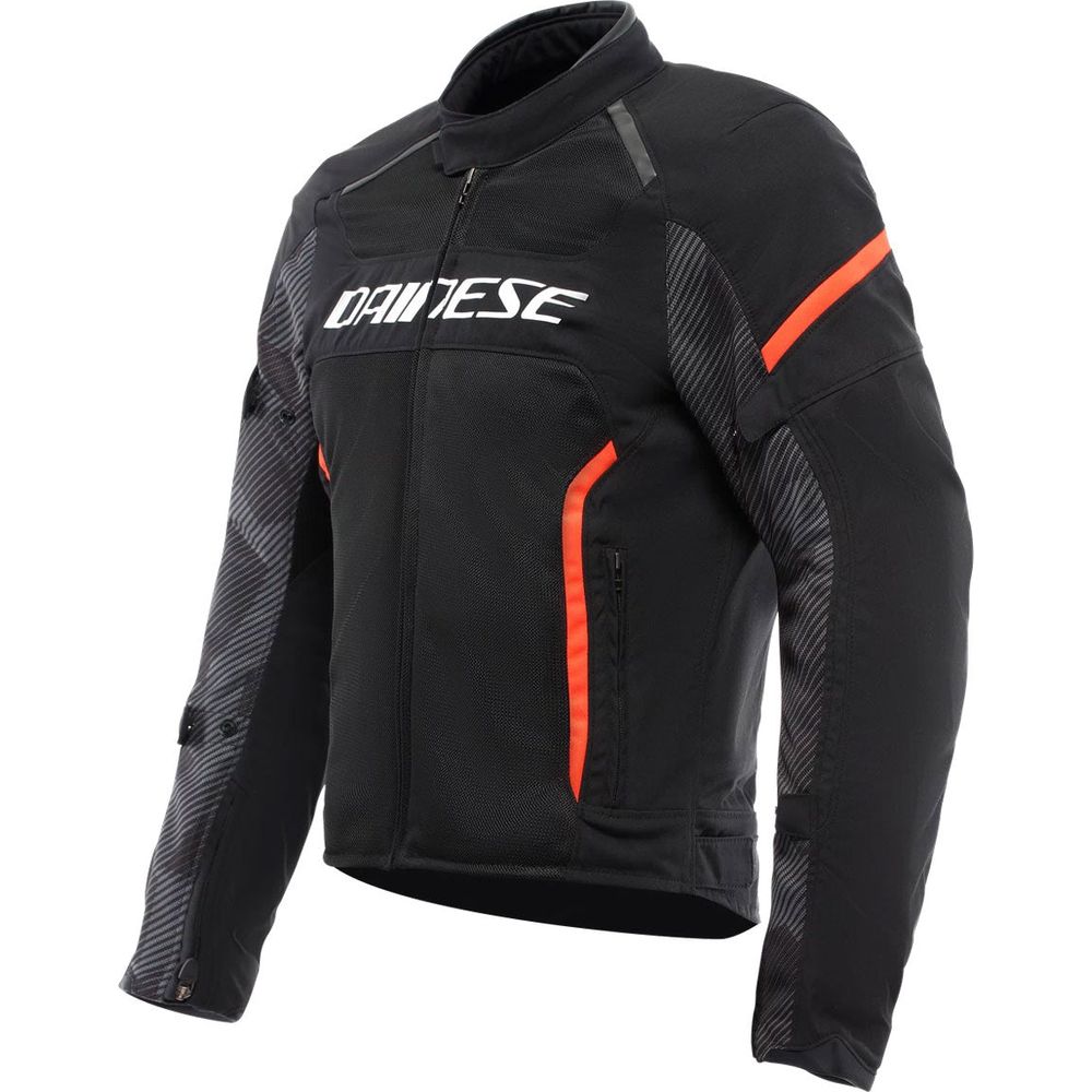 Dainese Air Frame 3 Textile Jacket Black / Red FREE 1 YEAR Returns, FREE UK Delivery | ThrottleChimp