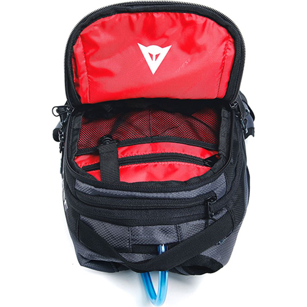 Dainese Alligator Backpack Black / Red With 2L Water Bag (Image 4) - ThrottleChimp