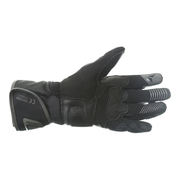 Dainese Carbon D1 CE Long Leather Gloves Black / Black / Black FREE 1 YEAR Returns, FREE UK Delivery | ThrottleChimp