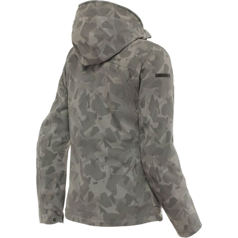 Dainese Centrale Absoluteshell Pro Ladies Hooded Textile Jacket Camo Green FREE 1 YEAR Returns, FREE UK Delivery | ThrottleChimp