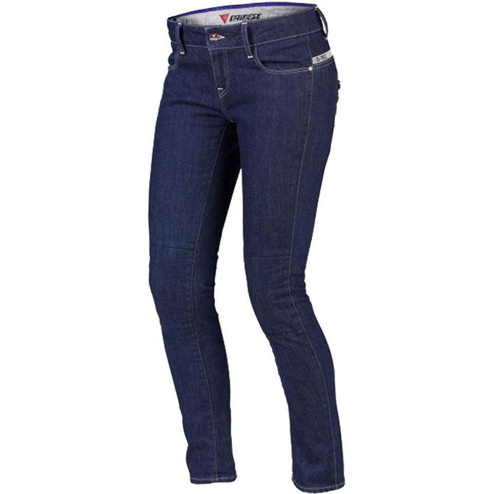 Dainese D19 4K Ladies Riding Denim Jeans Blue - ThrottleChimp