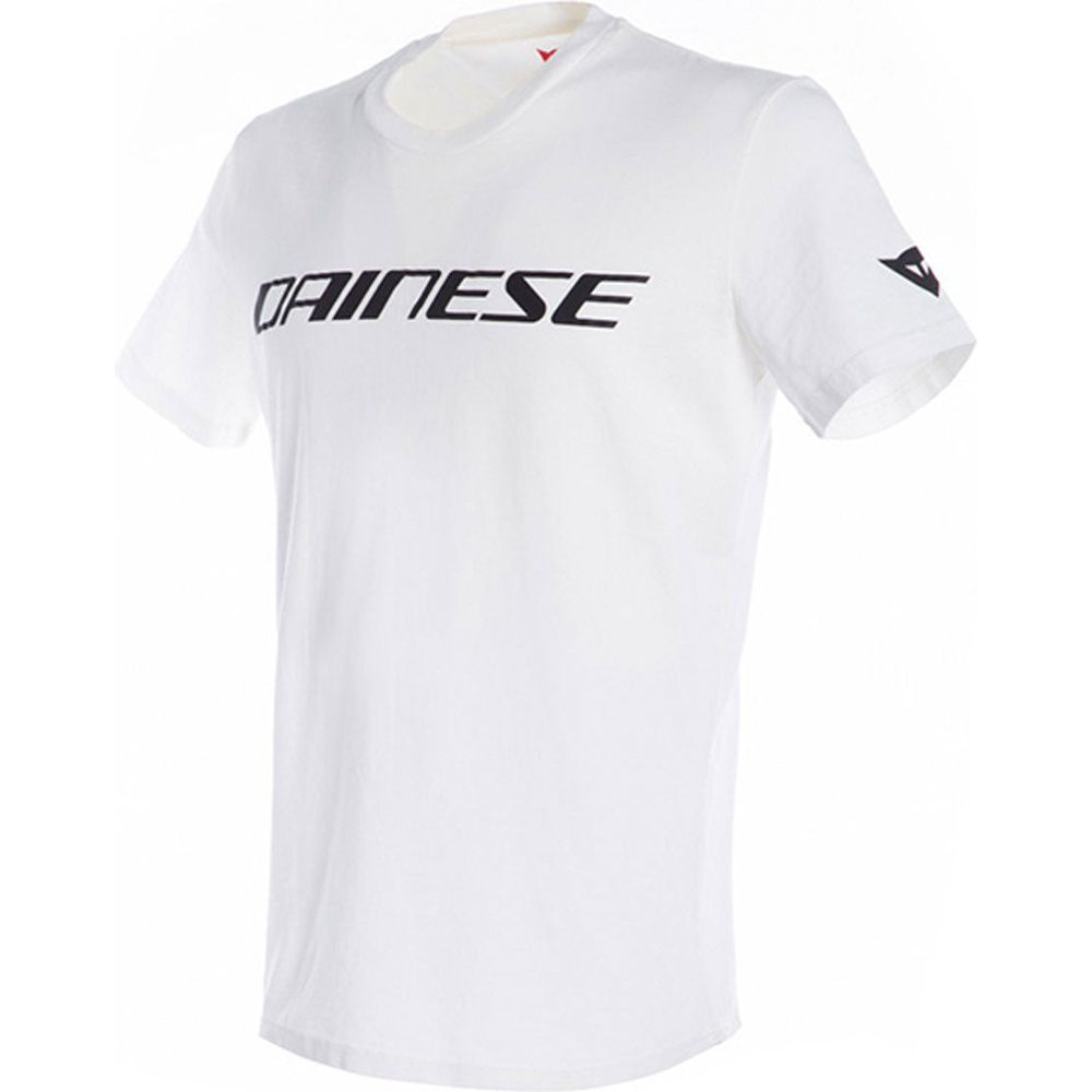 Dainese Cotton T-Shirt White / Black - ThrottleChimp