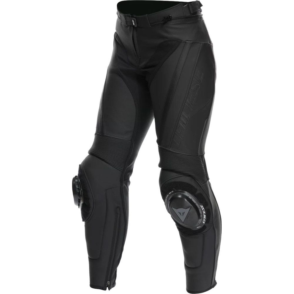 Dainese Delta 4 Ladies Leather Trouser Black / Black - ThrottleChimp