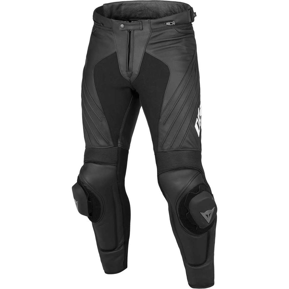 Dainese Delta Pro Evo C2 Pelle Leather Trouser Black / Black - ThrottleChimp