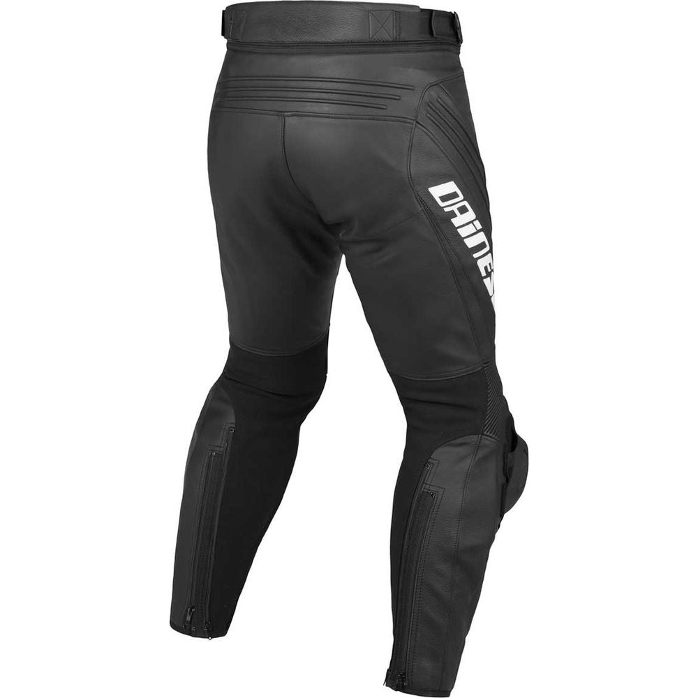 Dainese Delta Pro Evo C2 Pelle Leather Trouser Black / Black (Image 2) - ThrottleChimp