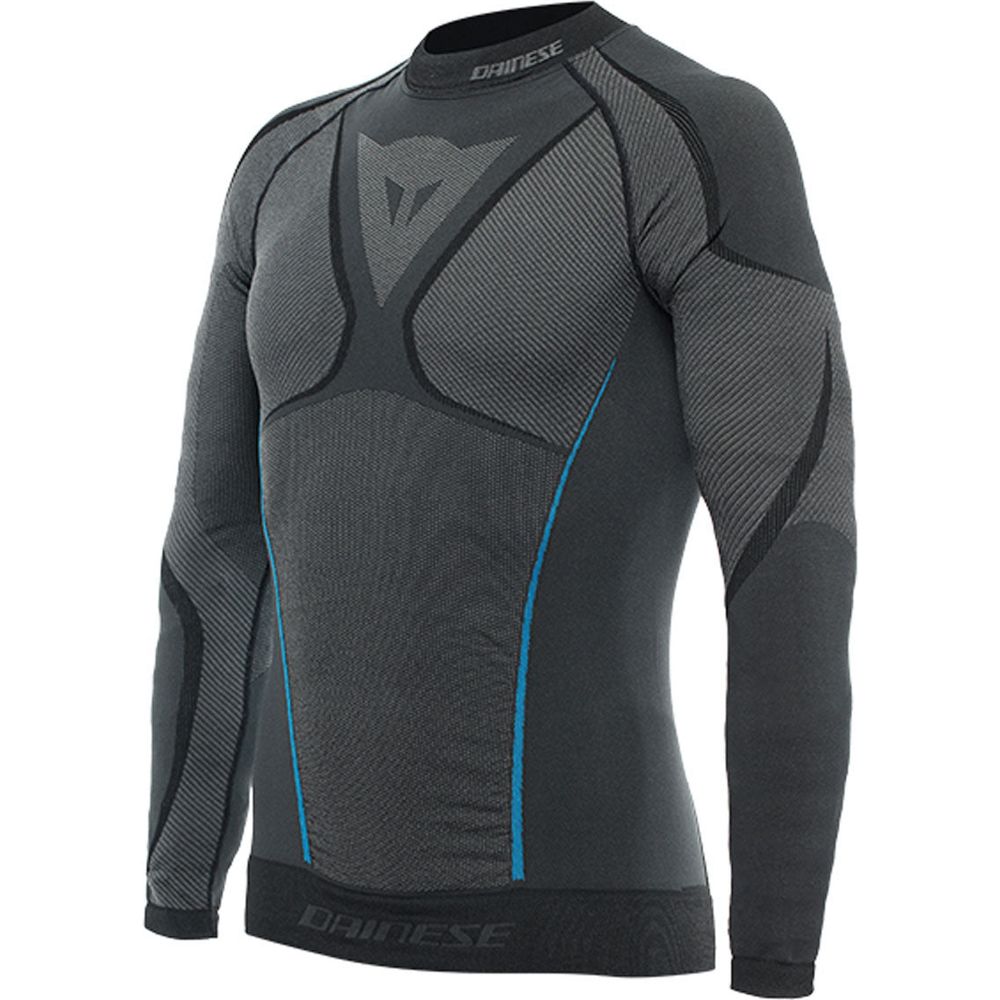 Dainese Dry Long Sleeves Base Layer Top Grey - ThrottleChimp