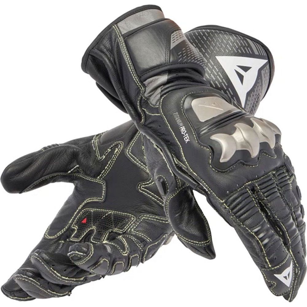 Dainese Full Metal 7 Leather Gloves Black / Black