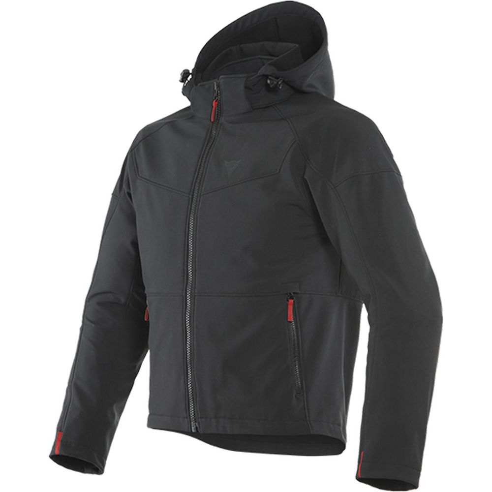 Dainese Ignite Hooded Textile Jacket Black FREE 1 YEAR Returns, FREE UK Delivery | ThrottleChimp